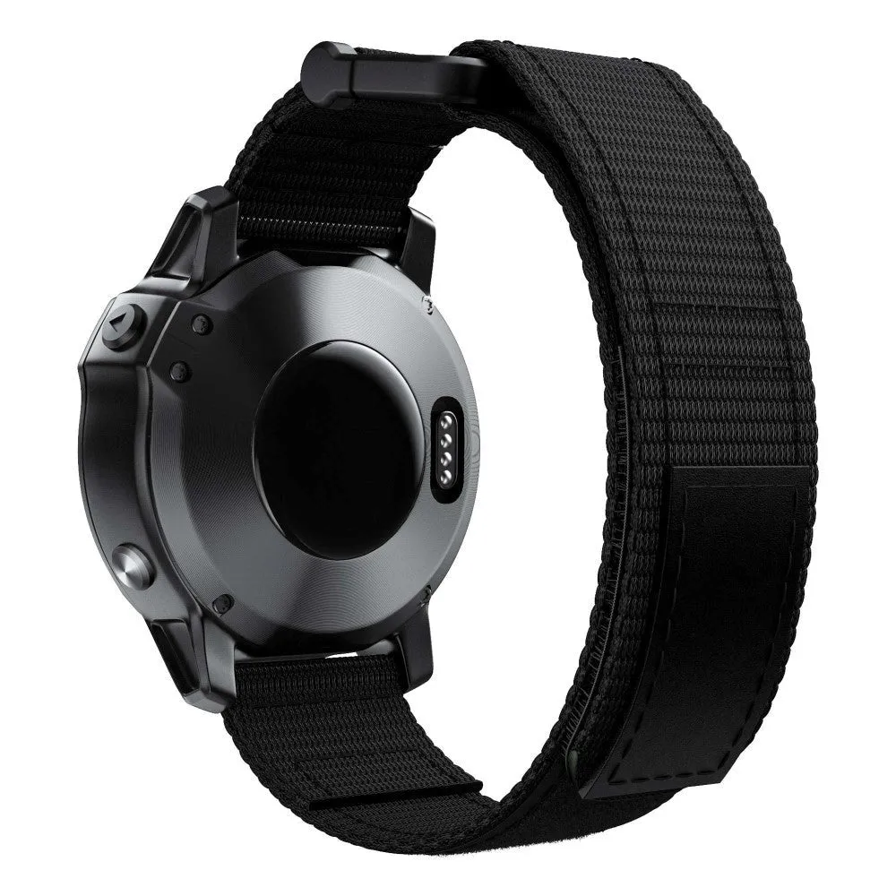 Universal Garmin 22mm Nylon Rem m. Værktøj - Sort