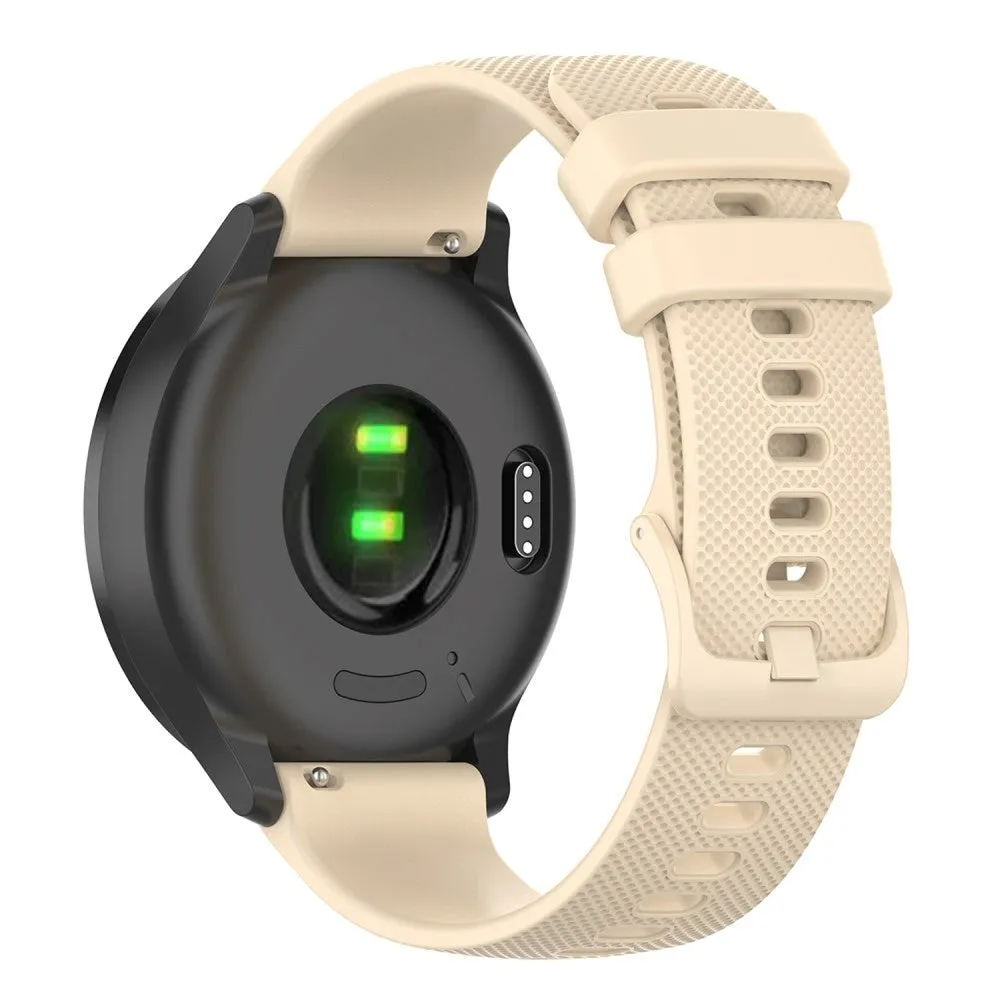 Universal Smartwatch Silikone Rem (20mm) - Beige