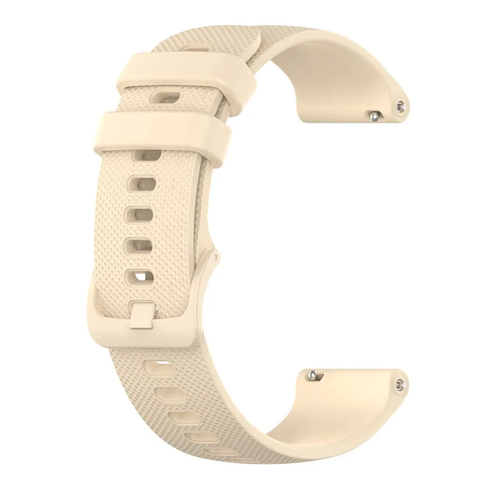 Universal Smartwatch Silikone Rem (20mm) - Beige