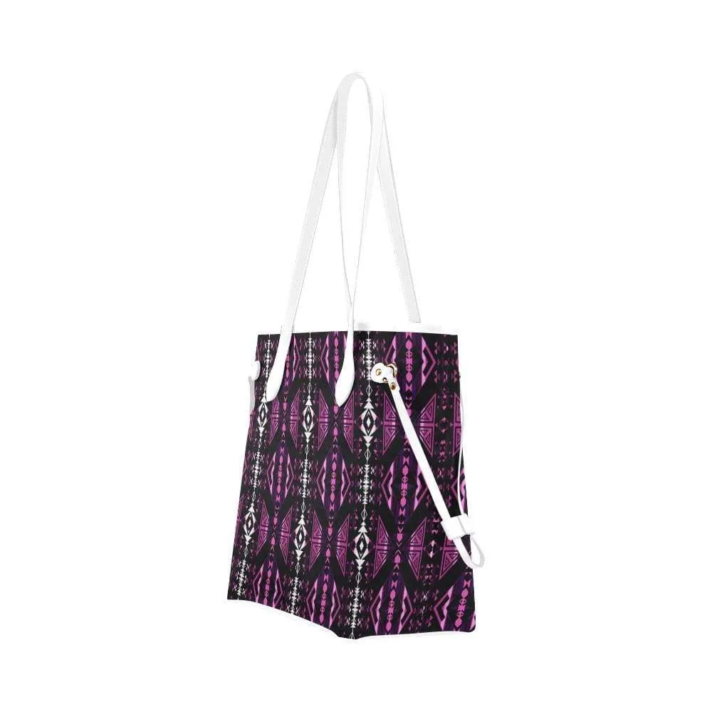 Upstream Expedition Moonlight Shadows Clover Canvas Tote Bag