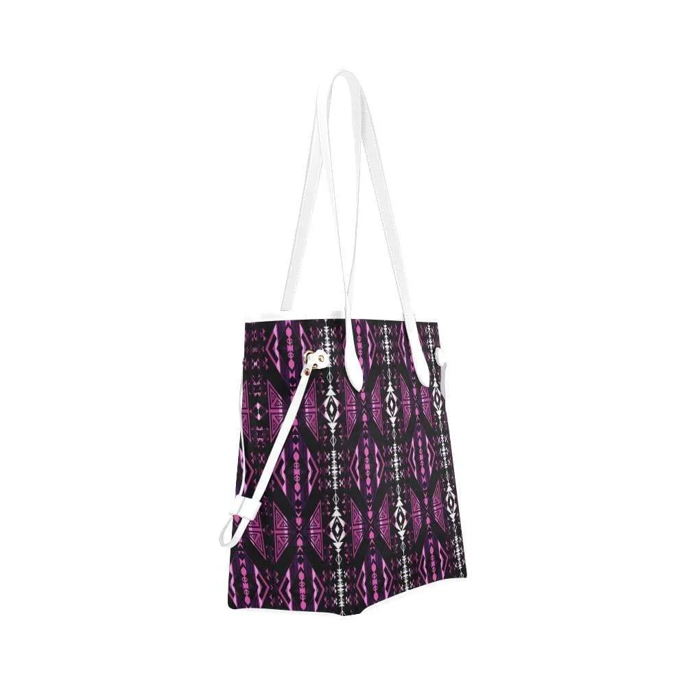 Upstream Expedition Moonlight Shadows Clover Canvas Tote Bag