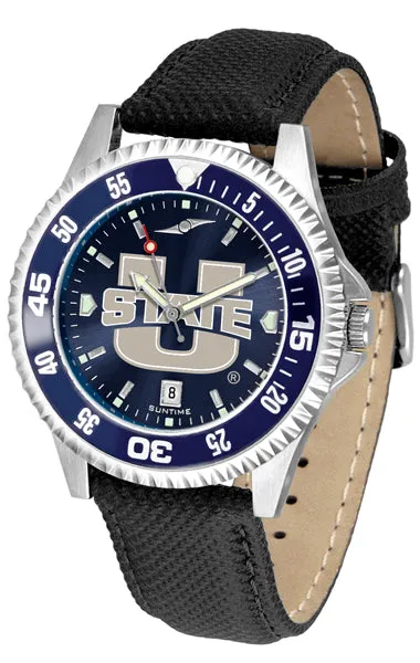 Utah State Aggies Competitor Men’s Watch - AnoChrome - Color Bezel