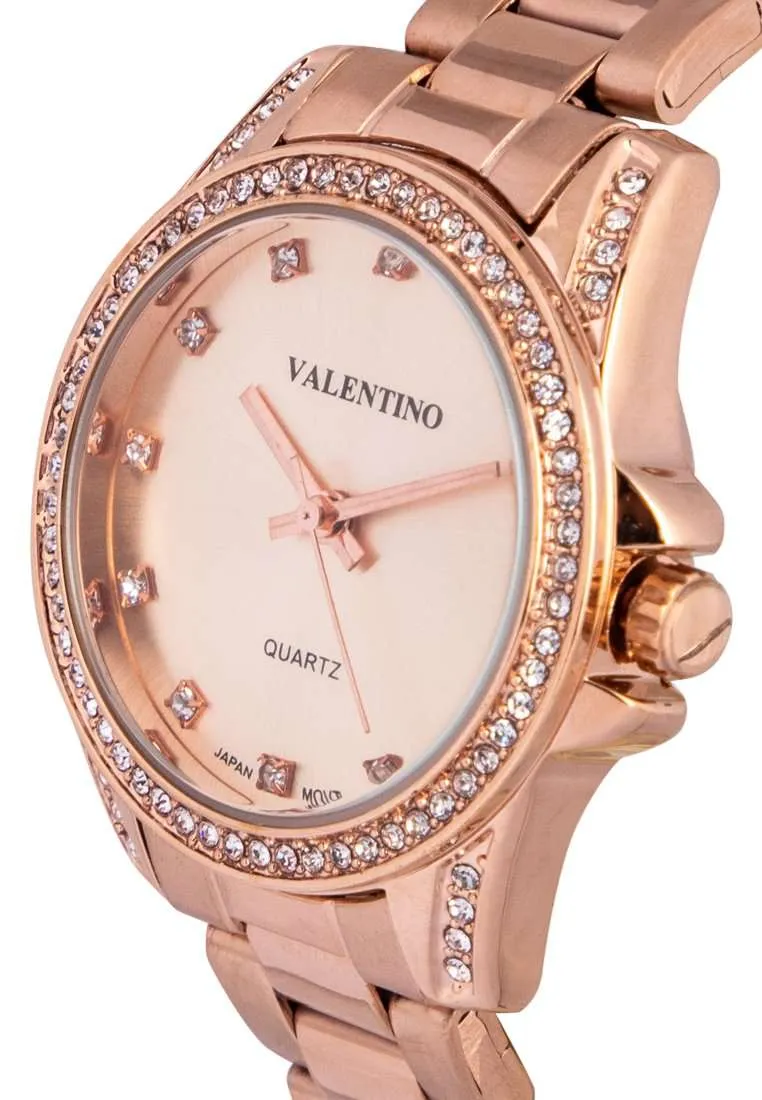 Valentino 20122290-ROSE DIAL Rose Gold Stainless Steel Watch for Women