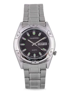 Valentino 20122295-BLACK DIAL Stainless Steel Watch for Women