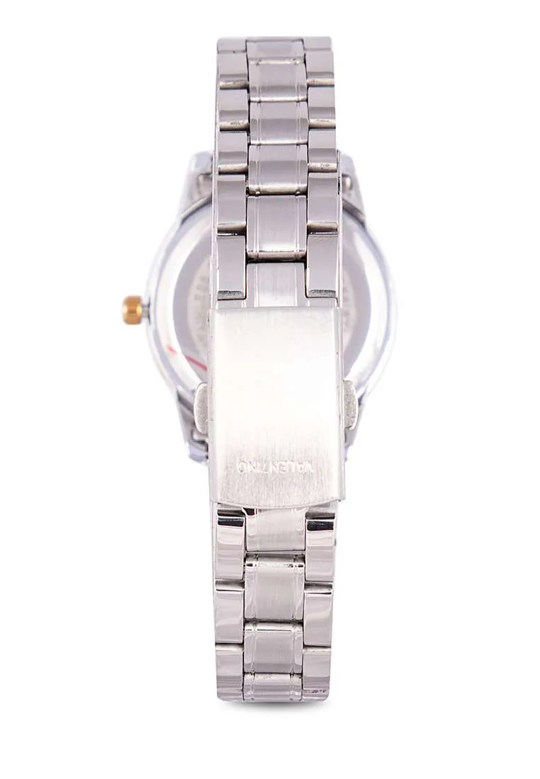 Valentino 20122300-RG RING-WHT DIAL Silver Strap for Women