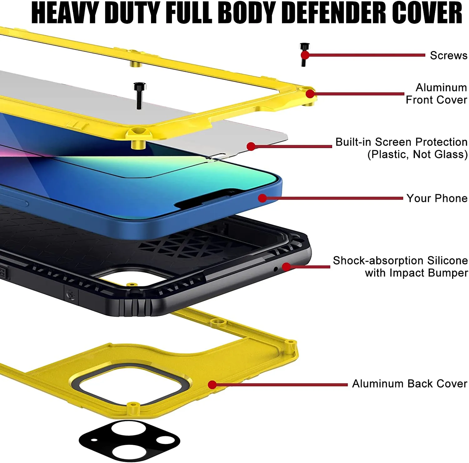 Waterproof iPhone 13 Aluminum Case