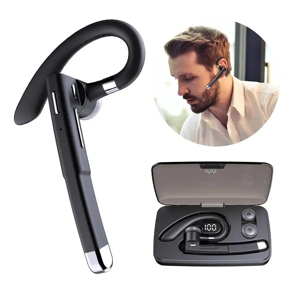 Wireless Bluetooth HiFi Headset Business Hook Earbuds-Wireless Bluetooth Headset