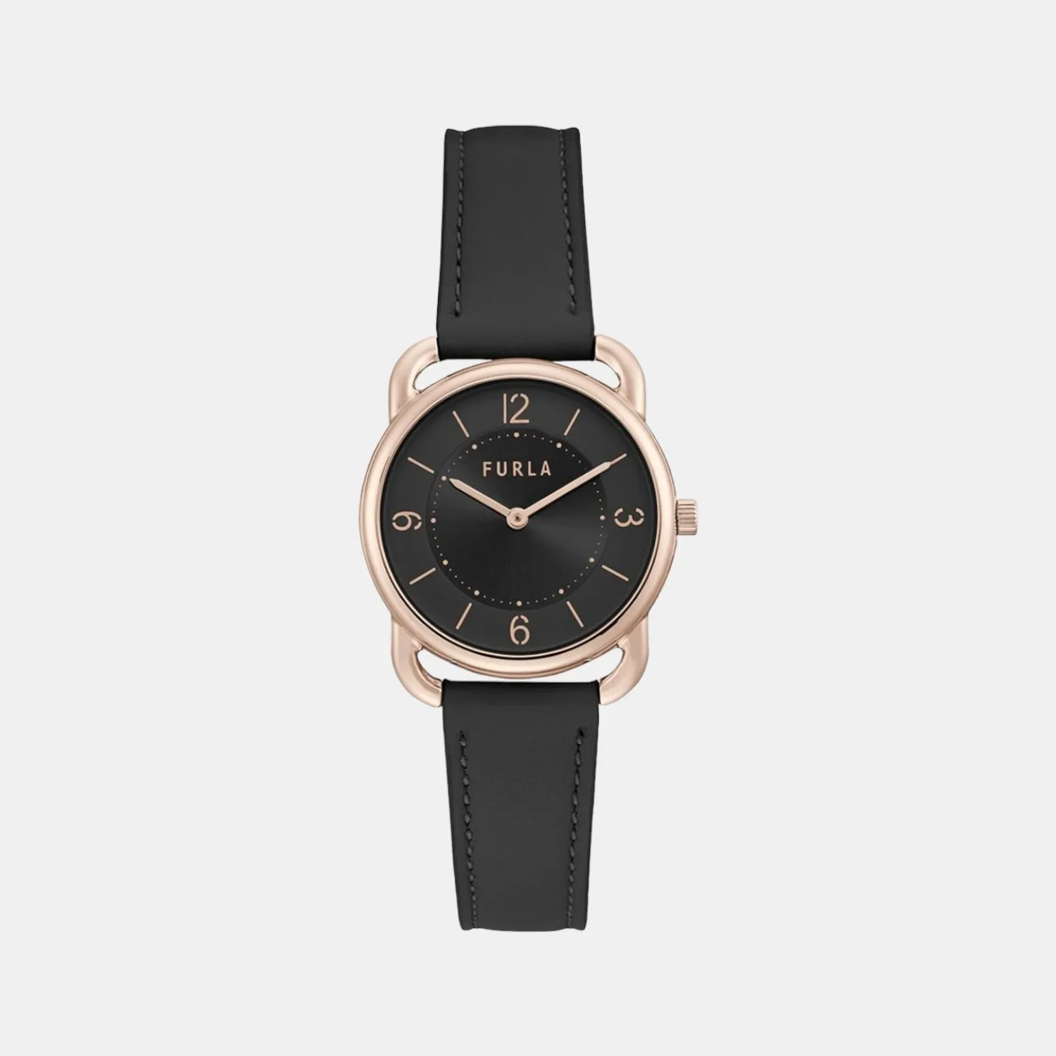 Women Black Analog Leather Watch WW00021013L3