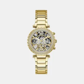 Women Gold Analog Stainless Steel Watch GW0403L2