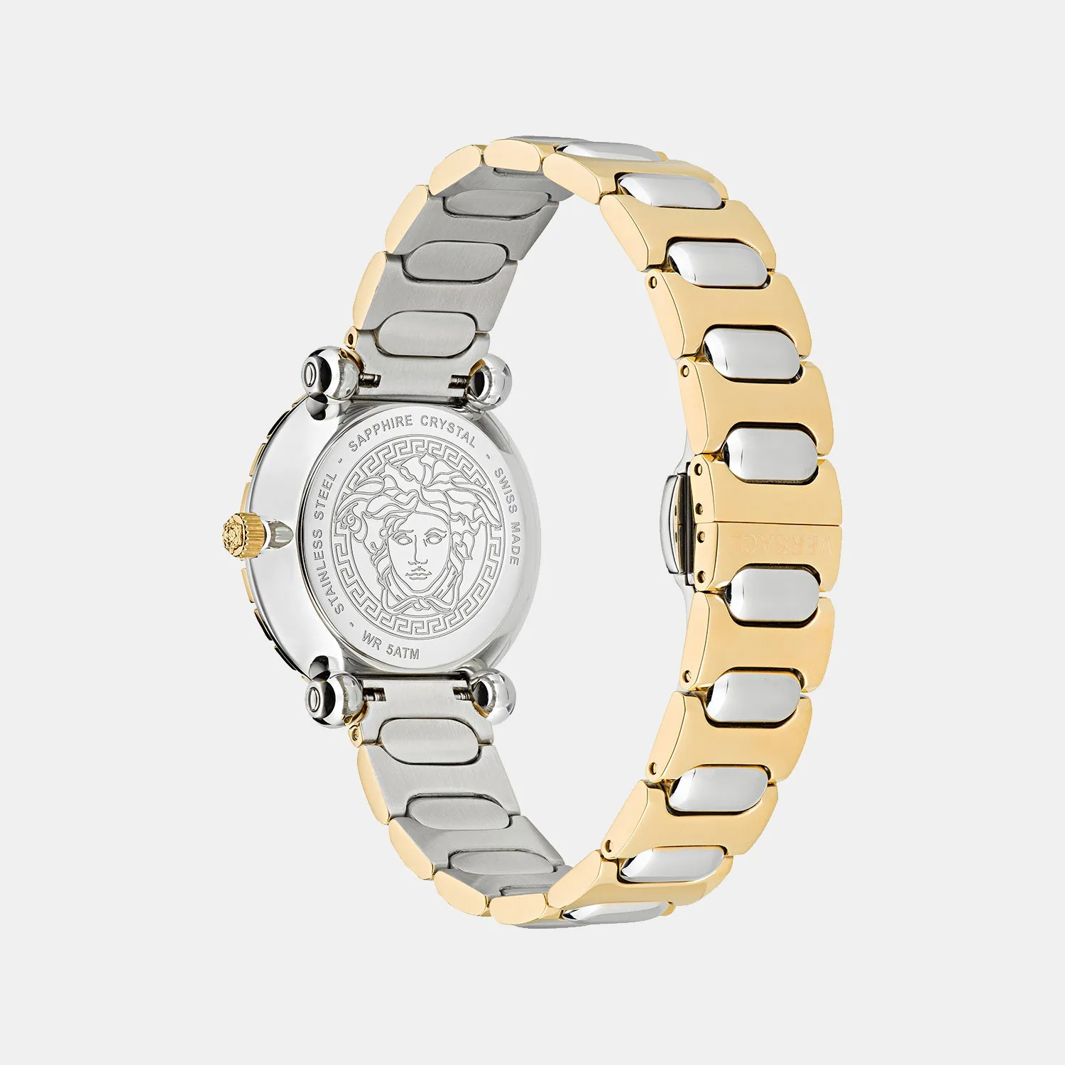 Women Gold Analog Stainless Steel Watch VE6I00423