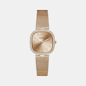 Women Rose Gold Analog Stainless Steel Watch GW0354L3