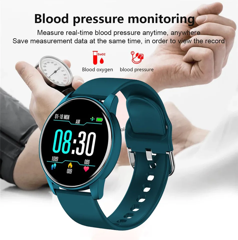 Women Smart Watch Real-time Weather Forecast Sport Fitness Heart Rate Monitor Ladies Fashion Smartwatch Men S4589795