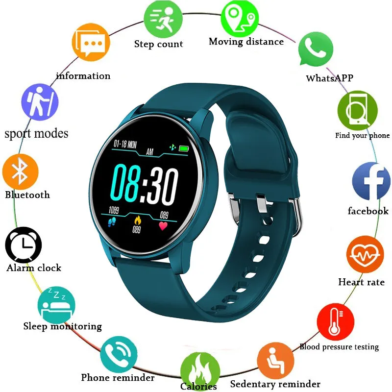 Women Smart Watch Real-time Weather Forecast Sport Fitness Heart Rate Monitor Ladies Fashion Smartwatch Men S4589795