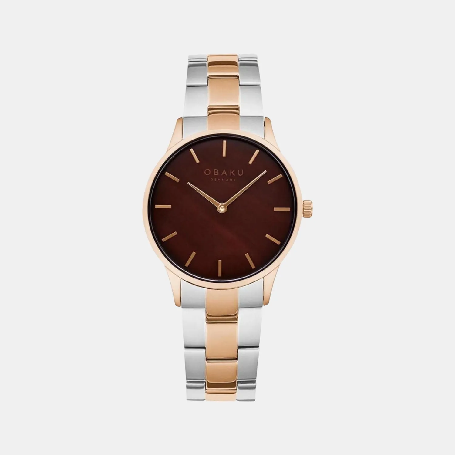 Women's Brown Analog Stainless Steel Watch V247LXVNSH