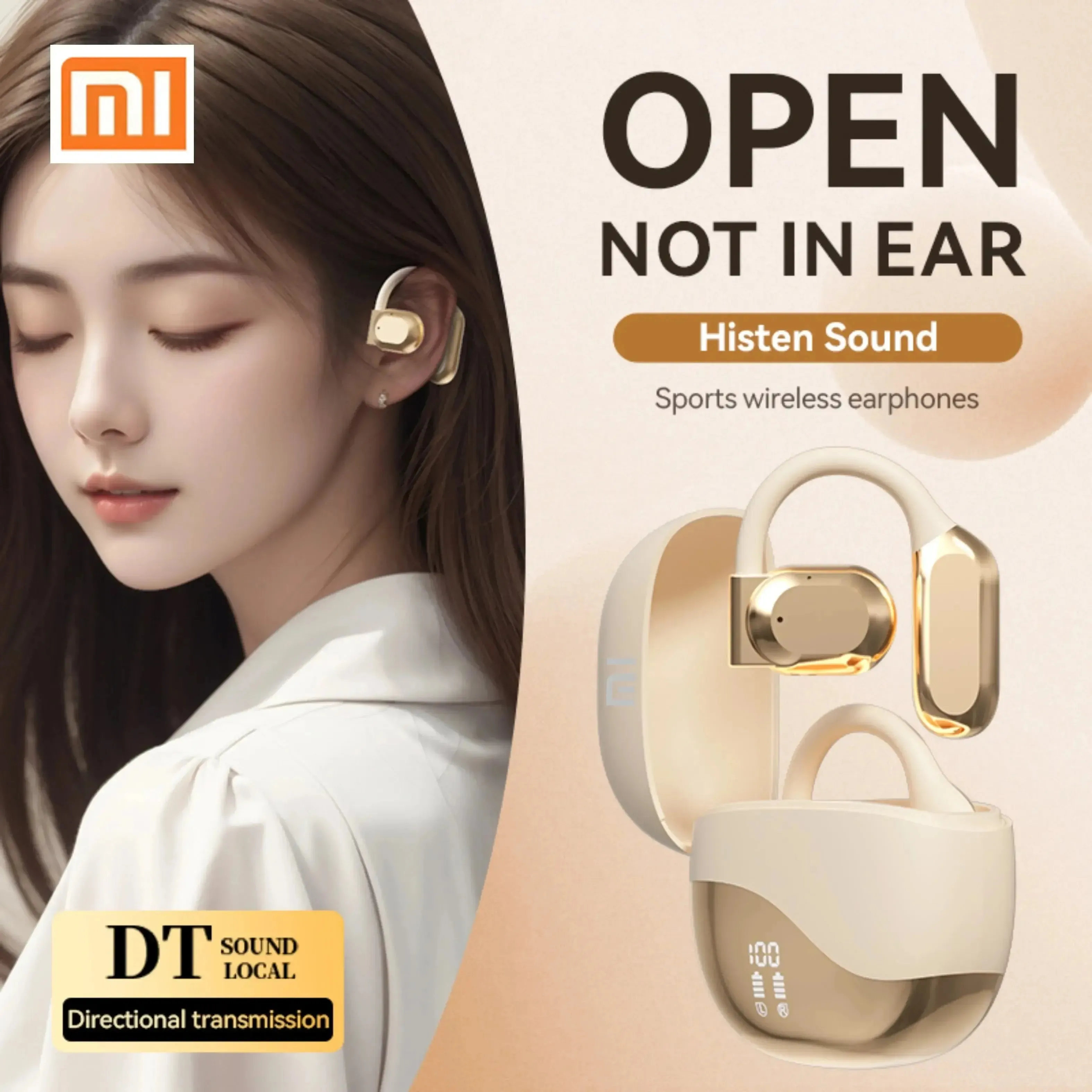 Xiaomi M62 Wireless Earphone Bluetooth Earphone HIFI Sound Earphones Running Headsets Waterproof Painless Wearing Earphones