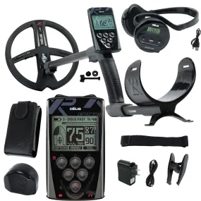 XP Deus Detector with Backphone Headphones, Remote, 9” X35 Search Coil (Open Box)