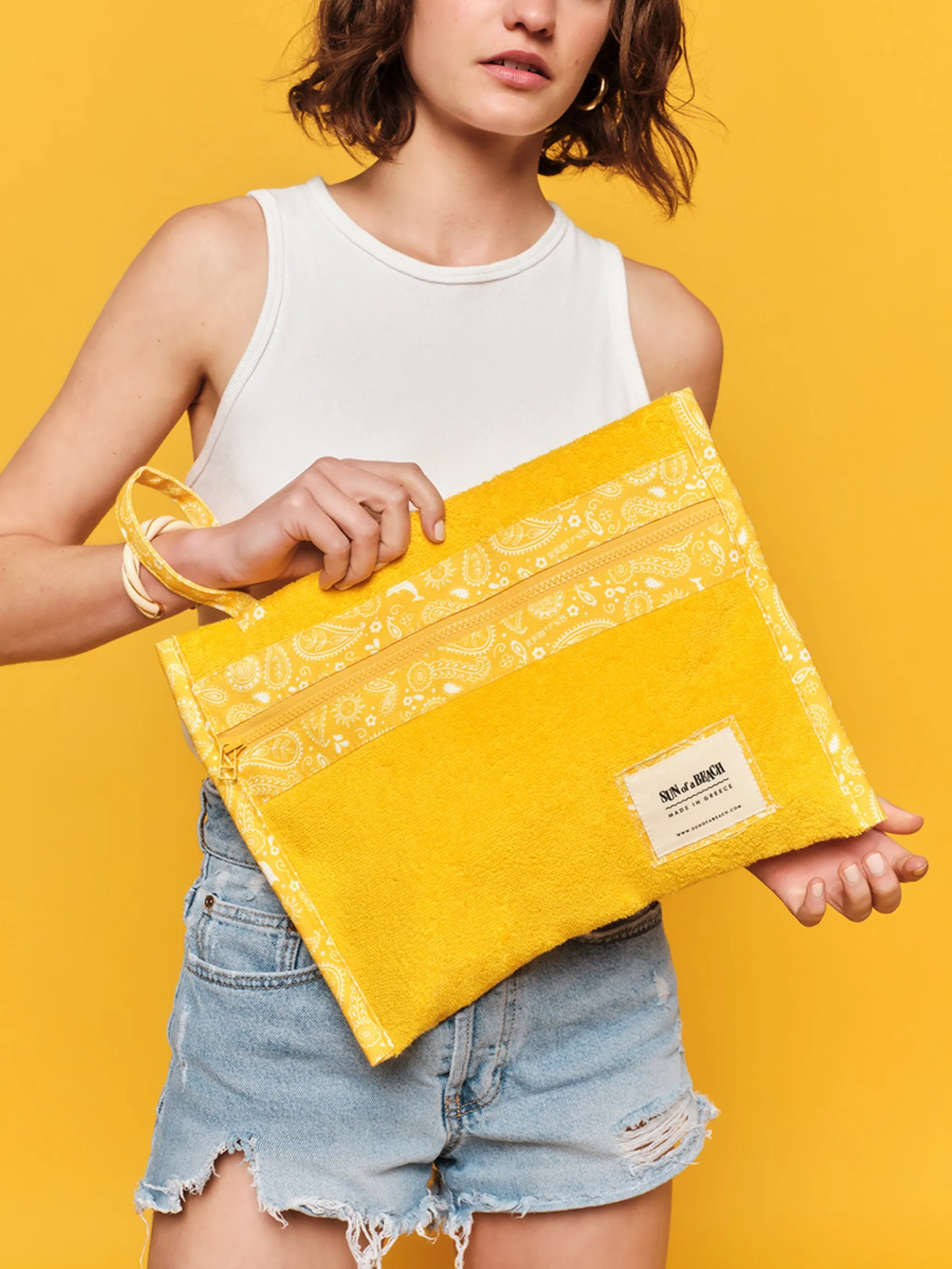 Yellow Bandana | Waterproof Pouch