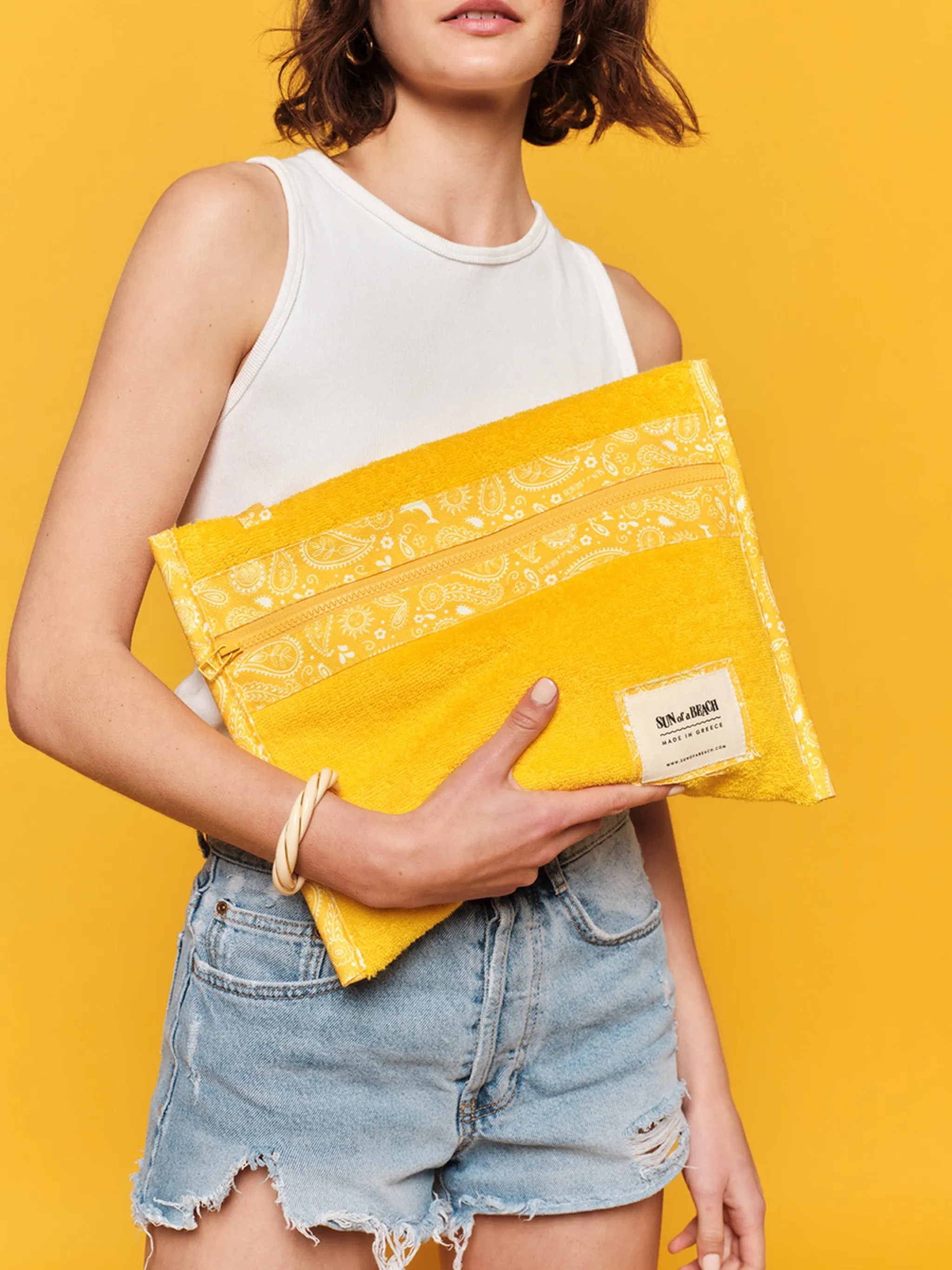 Yellow Bandana | Waterproof Pouch